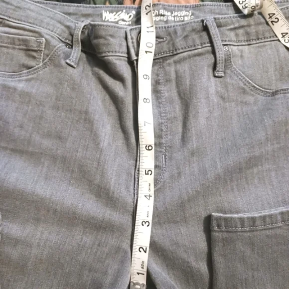 Mossimo Gray High Rise Jeggings Plus Size 16 - Picture 6 of 10